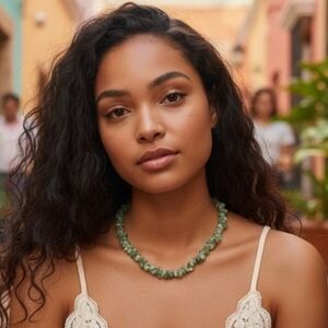 ✨️Jadeite Double Strand 20" Long  Necklace!